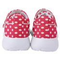 Hot Pink Polka Dots Women s Velcro Strap Shoes View4