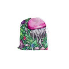 Liberty Cap Magic Mushroom Drawstring Pouch (small) by GardenOfOphir