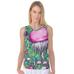 Liberty Cap Magic Mushroom Women s Basketball Tank Top by GardenOfOphir