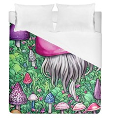 Liberty Cap Magic Mushroom Duvet Cover (queen Size) by GardenOfOphir