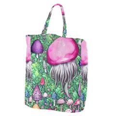 Liberty Cap Magic Mushroom Giant Grocery Tote by GardenOfOphir