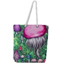 Liberty Cap Magic Mushroom Full Print Rope Handle Tote (Large) View1