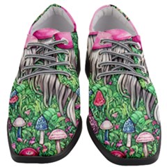 Liberty Cap Magic Mushroom Women Heeled Oxford Shoes