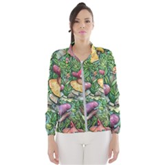 Sacred Mushroom Charm Women s Windbreaker by GardenOfOphir