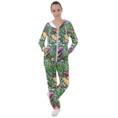 Sacred Mushroom Charm Women s Tracksuit by GardenOfOphir