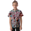 Aqua blend Kids  Short Sleeve Shirt View1