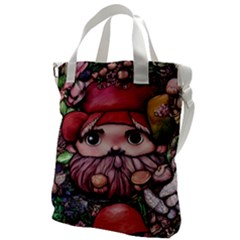 Shroom Glamour Canvas Messenger Bag by GardenOfOphir