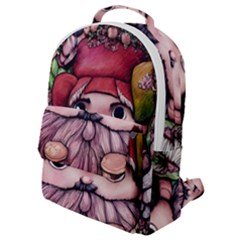 Shroom Glamour Flap Pocket Backpack (small) by GardenOfOphir