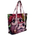 Shroom Glamour Zip Up Canvas Bag View2