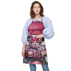 Shroom Glamour Pocket Apron by GardenOfOphir