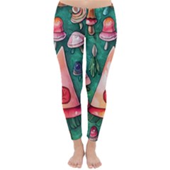 Magic Mushroom Wizardry Classic Winter Leggings by GardenOfOphir