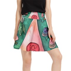 Magic Mushroom Wizardry Waistband Skirt by GardenOfOphir