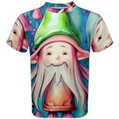 Conjure Mushroom Men s Cotton Tee by GardenOfOphir