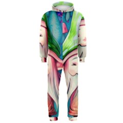 Conjure Mushroom Hooded Jumpsuit (men) by GardenOfOphir