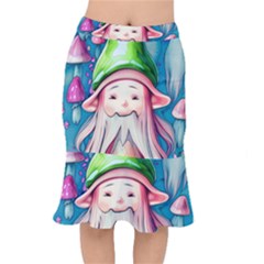 Conjure Mushroom Short Mermaid Skirt by GardenOfOphir