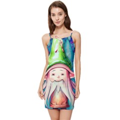 Conjure Mushroom Summer Tie Front Dress by GardenOfOphir