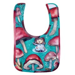 Magic Mushroom Baby Bib by GardenOfOphir