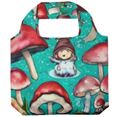 Magic Mushroom Foldable Grocery Recycle Bag by GardenOfOphir