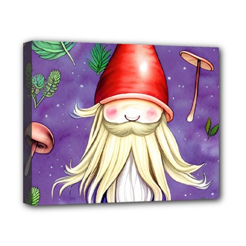 Sacred Mushroom Canvas 10  X 8  (stretched) by GardenOfOphir