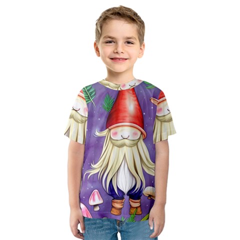 Sacred Mushroom Kids  Sport Mesh Tee by GardenOfOphir