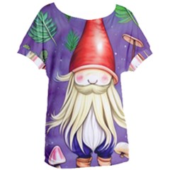 Sacred Mushroom Women s Oversized Tee by GardenOfOphir