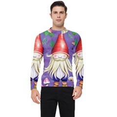 Sacred Mushroom Men s Long Sleeve Rash Guard by GardenOfOphir