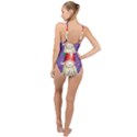 Sacred Mushroom High Neck One Piece Swimsuit View2