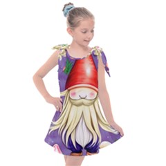 Sacred Mushroom Kids  Tie Up Tunic Dress