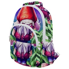 Liberty Cap Mushroom Art Rounded Multi Pocket Backpack by GardenOfOphir