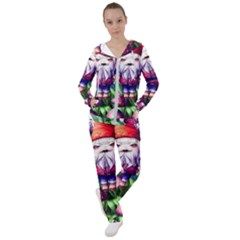 Liberty Cap Mushroom Art Women s Tracksuit by GardenOfOphir