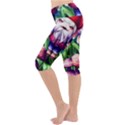 Liberty Cap Mushroom Art Lightweight Velour Cropped Yoga Leggings View2