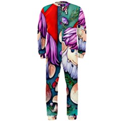 Sacred Mushroom Art Onepiece Jumpsuit (men) by GardenOfOphir