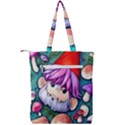 Sacred Mushroom Art Double Zip Up Tote Bag View2