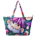 Sacred Mushroom Art Full Print Shoulder Bag View1