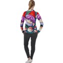 Sacred Mushroom Art Women s Pique Long Sleeve Tee View2