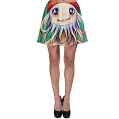 Toadstools For Charm Work Skater Skirt