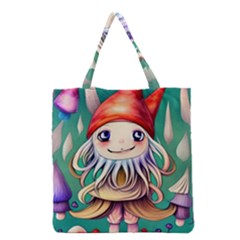 Toadstools For Charm Work Grocery Tote Bag