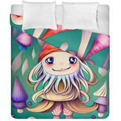 Toadstools For Charm Work Duvet Cover Double Side (California King Size)