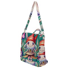 Toadstools For Charm Work Crossbody Backpack