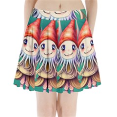 Toadstools For Charm Work Pleated Mini Skirt