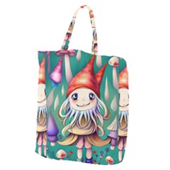 Toadstools For Charm Work Giant Grocery Tote