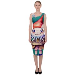 Toadstools For Charm Work Sleeveless Pencil Dress