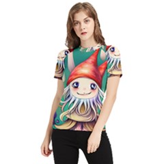 Toadstools For Charm Work Women s Short Sleeve Rash Guard