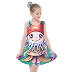 Toadstools For Charm Work Kids  Summer Dress