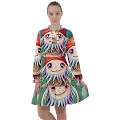 Toadstools For Charm Work All Frills Chiffon Dress