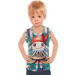 Toadstools For Charm Work Kids  Sport Tank Top