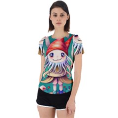 Toadstools For Charm Work Back Cut Out Sport Tee