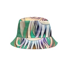 Toadstools For Charm Work Inside Out Bucket Hat (Kids)