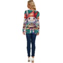 Toadstools For Charm Work Long Sleeve Crew Neck Pullover Top View4