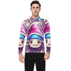 Magic Mushrooms For Conjuring Men s Long Sleeve Rash Guard by GardenOfOphir